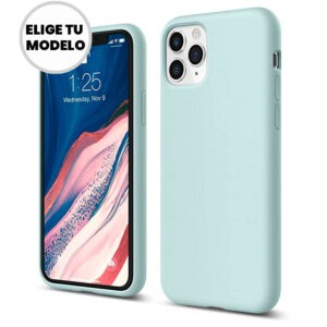 Funda silicona - verde pastel