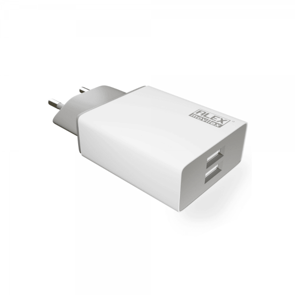 Cargador Doble USB Inteligente - Alex Movilex