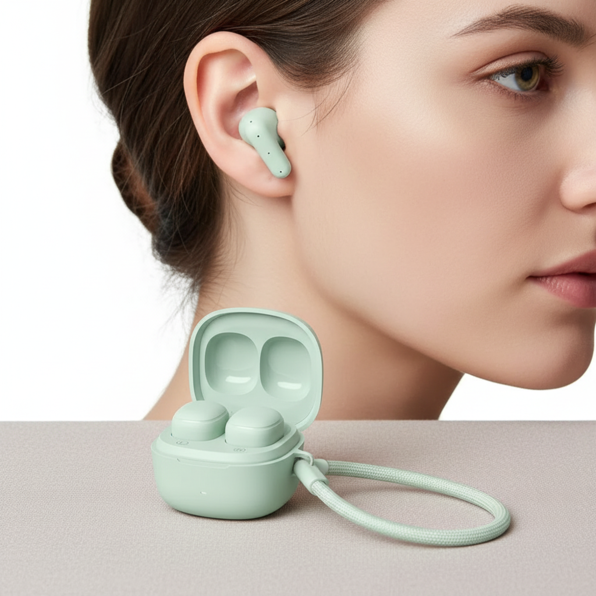 BLUE STAR TWS MINI A19 VERDES AURICULARES INALAMBRICOS - Imagen 3