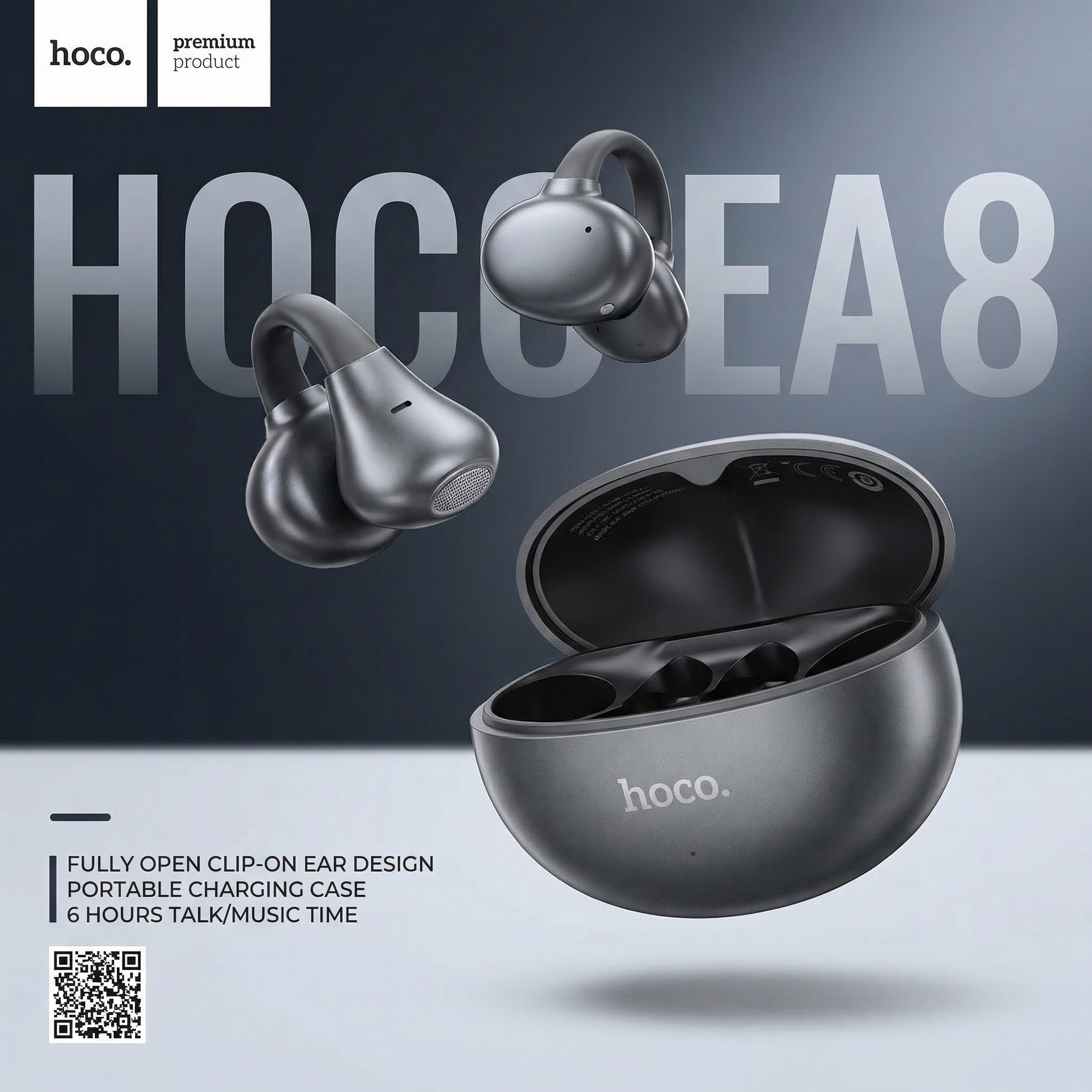 HOCO EA8 OPEN EAR TRU WIRELESS HEADSET
