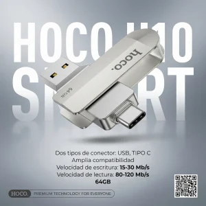 USB HOCO UD10 Smart 3.0 – USB-A / Type-C (64GB)