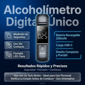 ALCOHOLÍMETRO UNICO AL5267