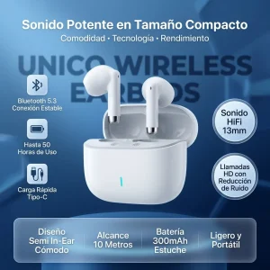 UNICO WIRELESS EARBUDS   EP2808. AURICULARES INALAMBRICOS